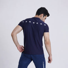 Stellar Navy Half Sleeve Tee