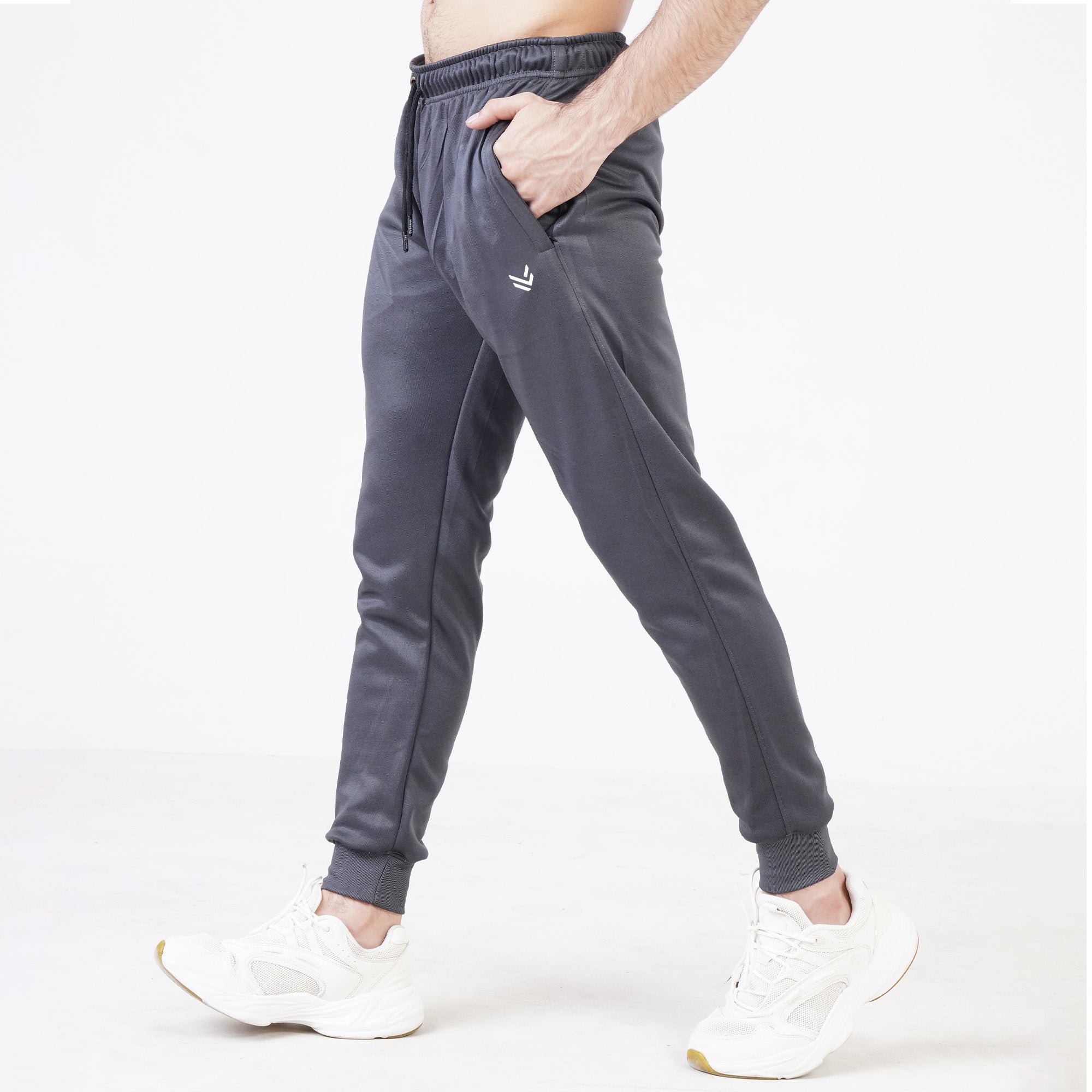 POLY Fleece Gray Mens Trouser