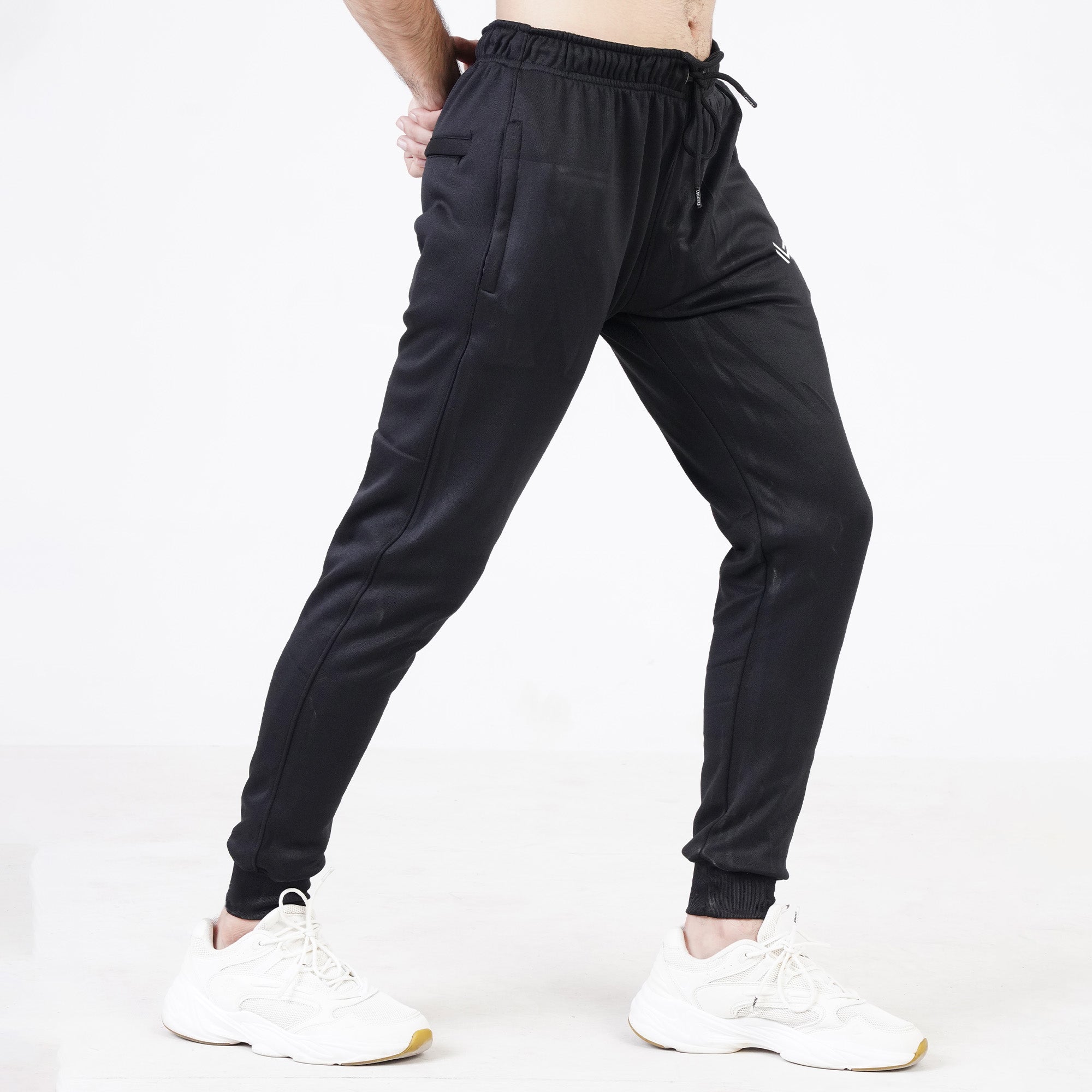 POLY Fleece Black Mens Trouser