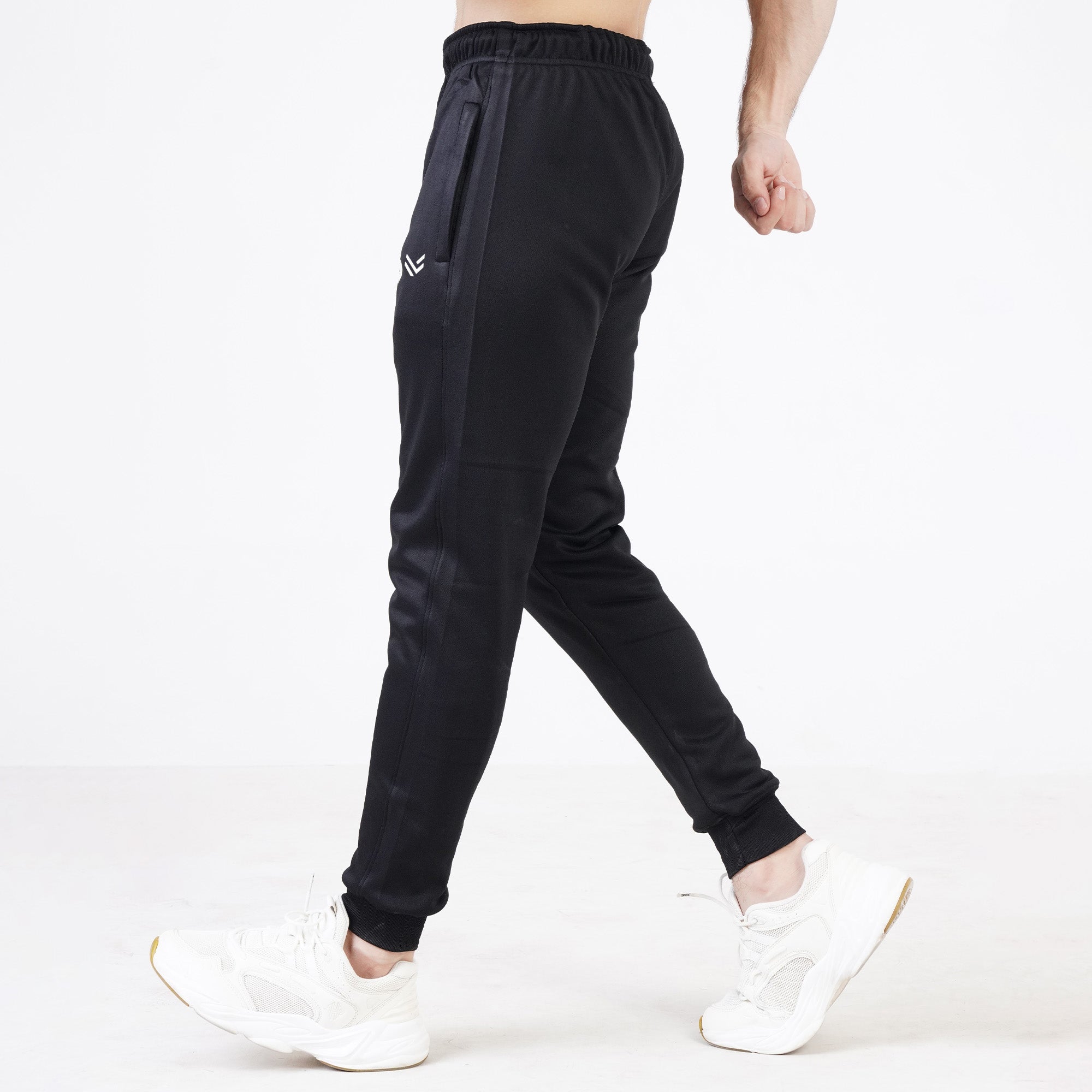 POLY Fleece Black Mens Trouser