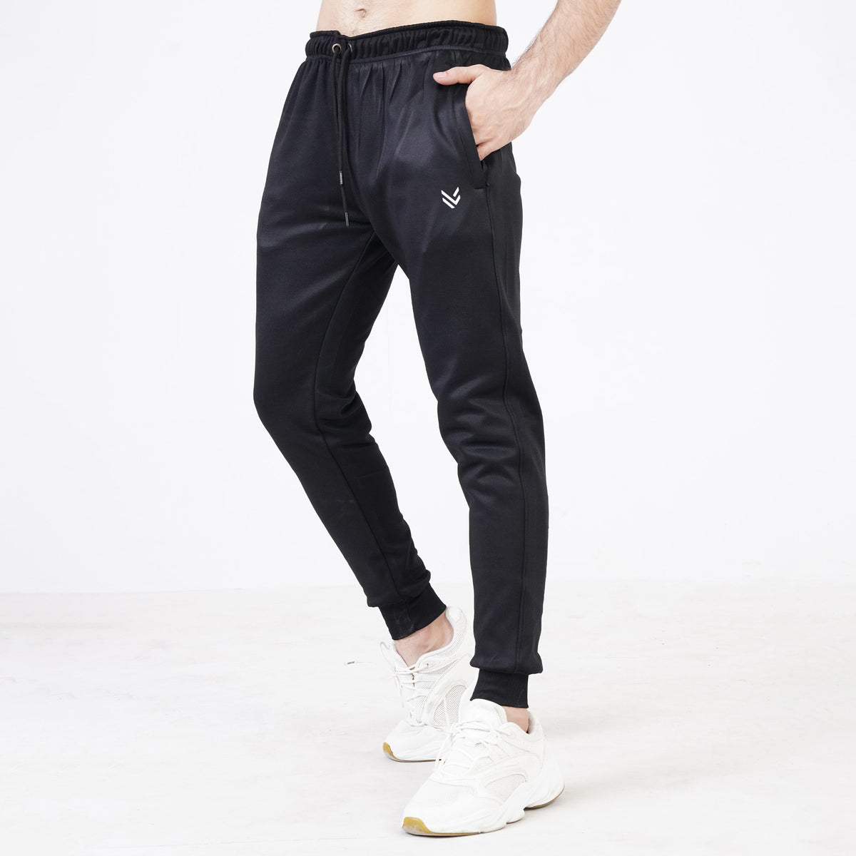 POLY Fleece Black Mens Trouser