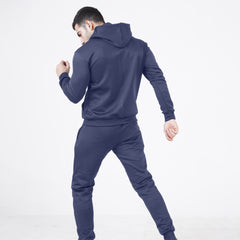 Poly Fleece Navy Tracksuit