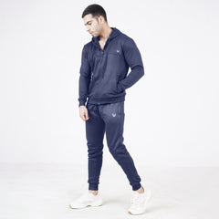 Poly Fleece Navy Tracksuit