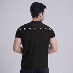 Stellar Black Half Sleeve Tee