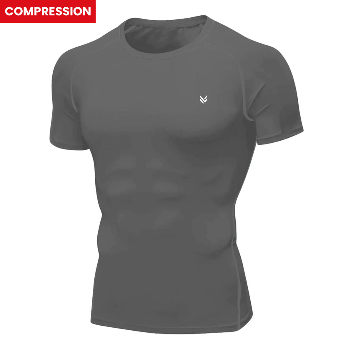 MuscleFit Gray Compression TEE