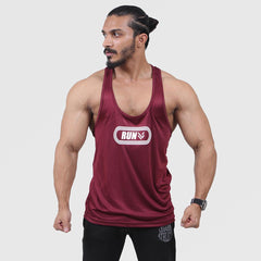 RUN MAROON Top Tank